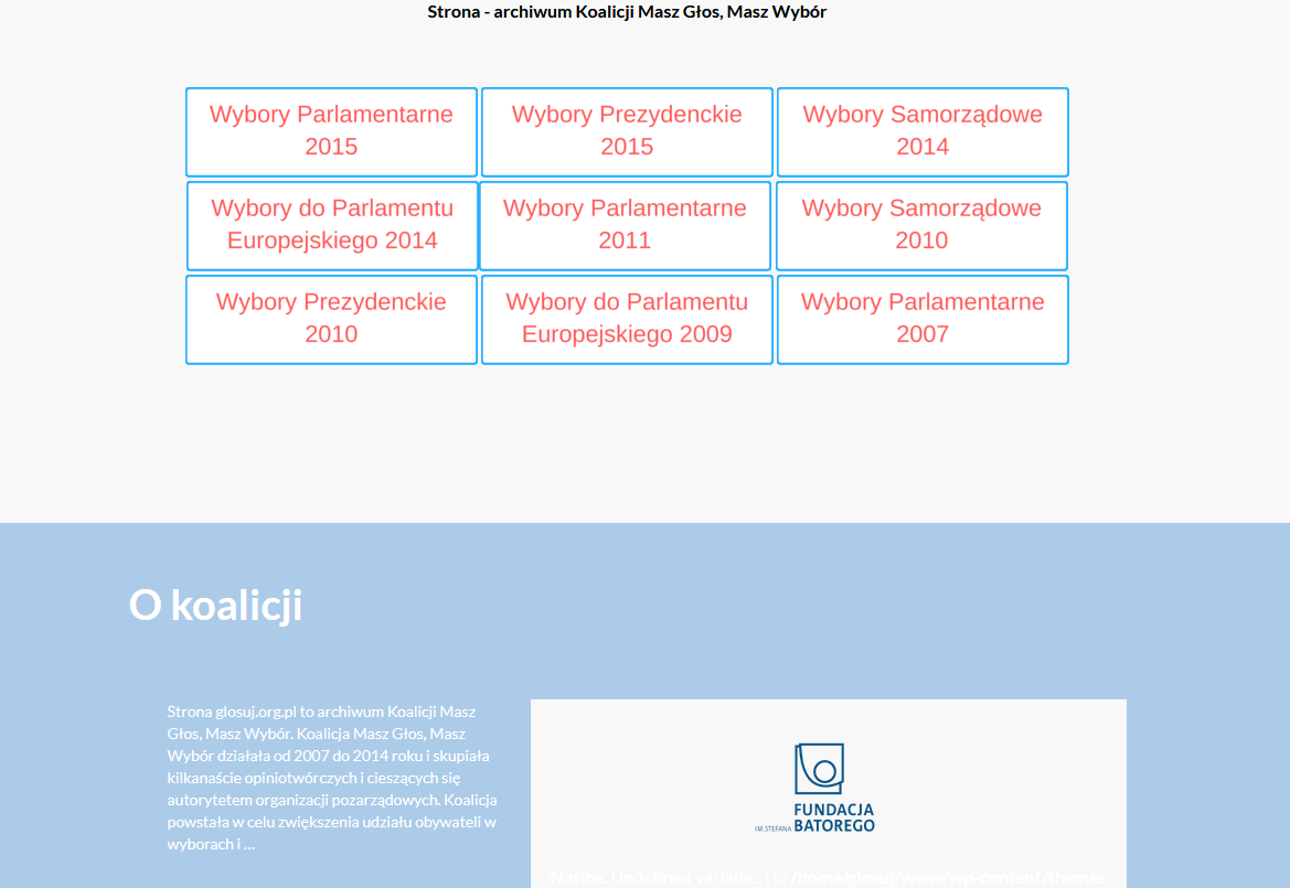 Koalicja Masz Głos, Masz Wybór